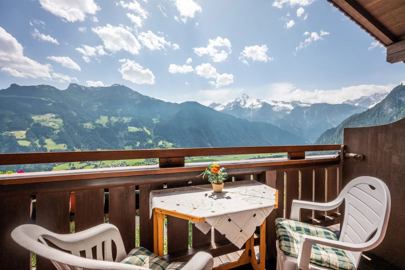 Gasthof Berghof Schwendberg 412 Hippach 06 2019 Zimmer 21 Balkon Aussicht 2